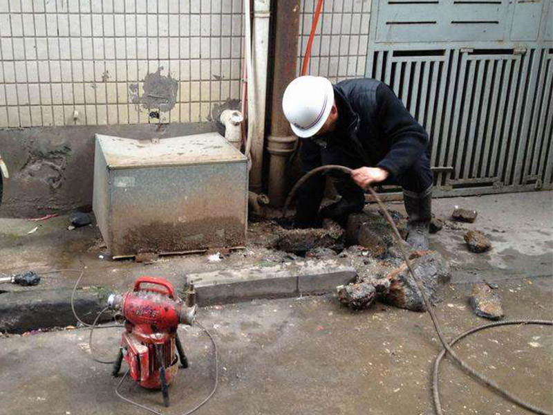 临河疏通下水道-洗菜池疏通