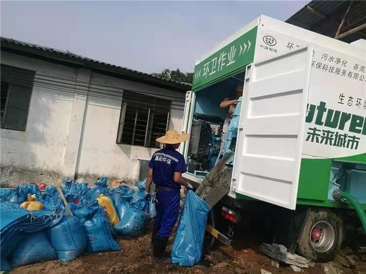 临河工业污泥压干处理
